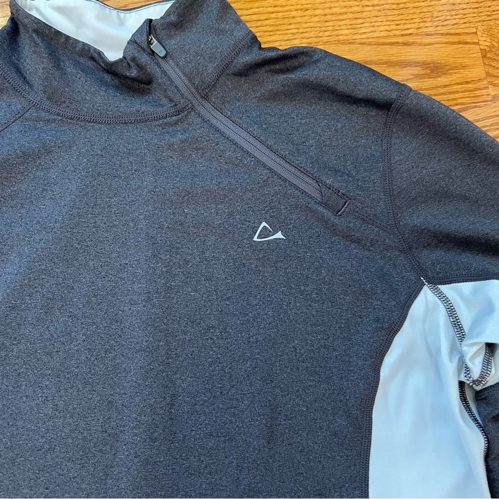 Paradox Grey 1/4 Zip Base Layer Longsleeve - Picture 4 of 14